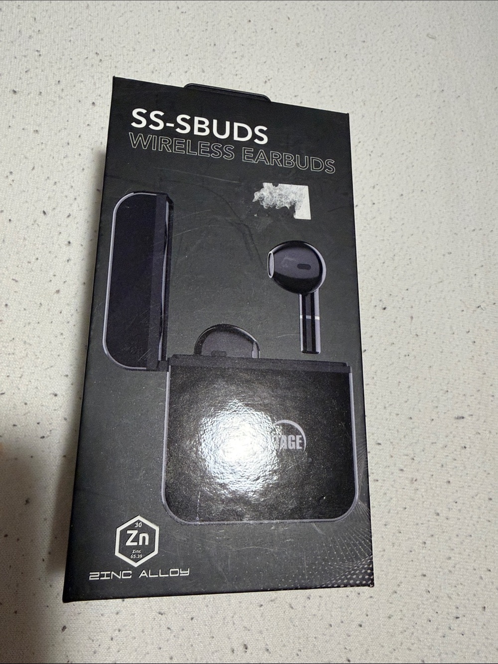 Wireless Earbuds in Black - Compact Charging Case